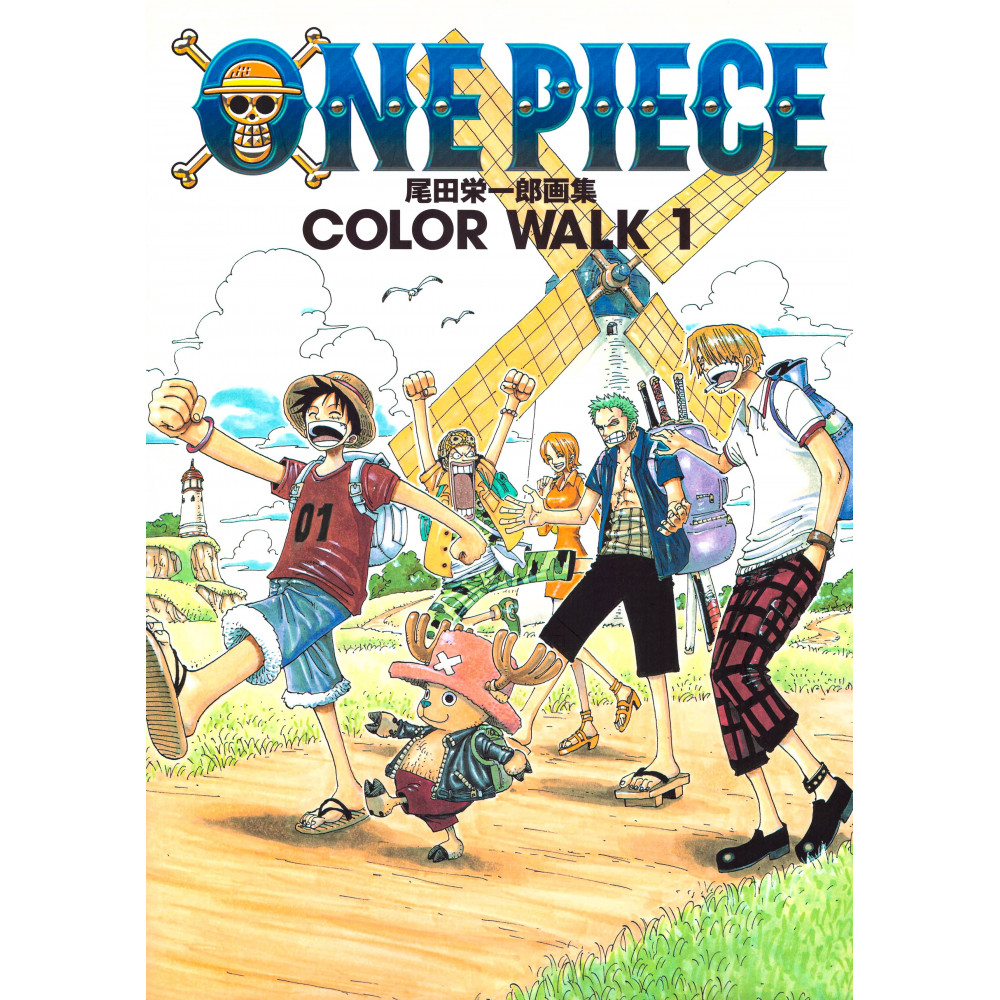 Couverture Artbook d'occasion One Piece Color Walk - Tome 01 en version Japonaise