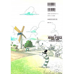 Face arrière Artbook d'occasion One Piece Color Walk - Tome 01 en version Japonaise