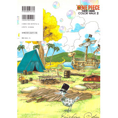 Face arrière Artbook d'occasion One Piece Color Walk - Tome 02 en version Japonaise