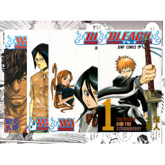 Couverture manga d'occasion Bleach Lot T01 à T05 en version Japonaise