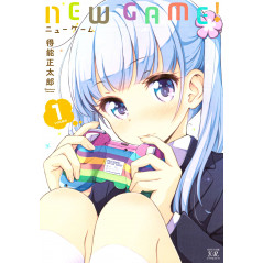 Couverture manga d'occasion New Game! Tome 01 en version Japonaise