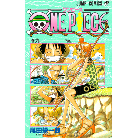 Couverture manga d'occasion One Piece Tome 09 en version Japonaise
