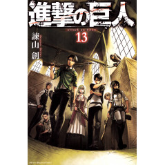 Couverture manga d'occasion L'Attaque des Titans Tome 13 en version Japonaise