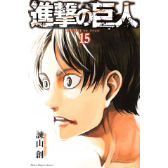Couverture manga d'occasion L'Attaque des Titans Tome 15 en version Japonaise