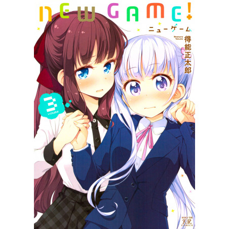 Couverture manga d'occasion New Game! Tome 03 en version Japonaise