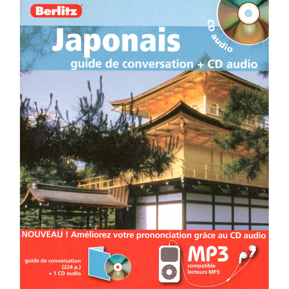 Couverture livre apprentissage d'occasion Berlitz Japonais Coffret CD