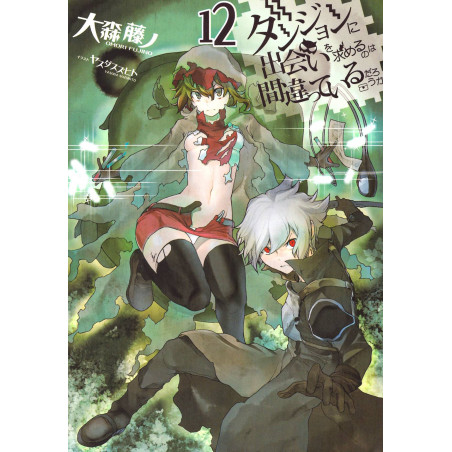 Couverture light novel d'occasion DanMachi Tome 12 en version Japonaise
