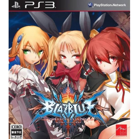 Blazblue: Chrono Phantasma (jaquette réversible) Jeu Sony Playstation 3 - Import Japon