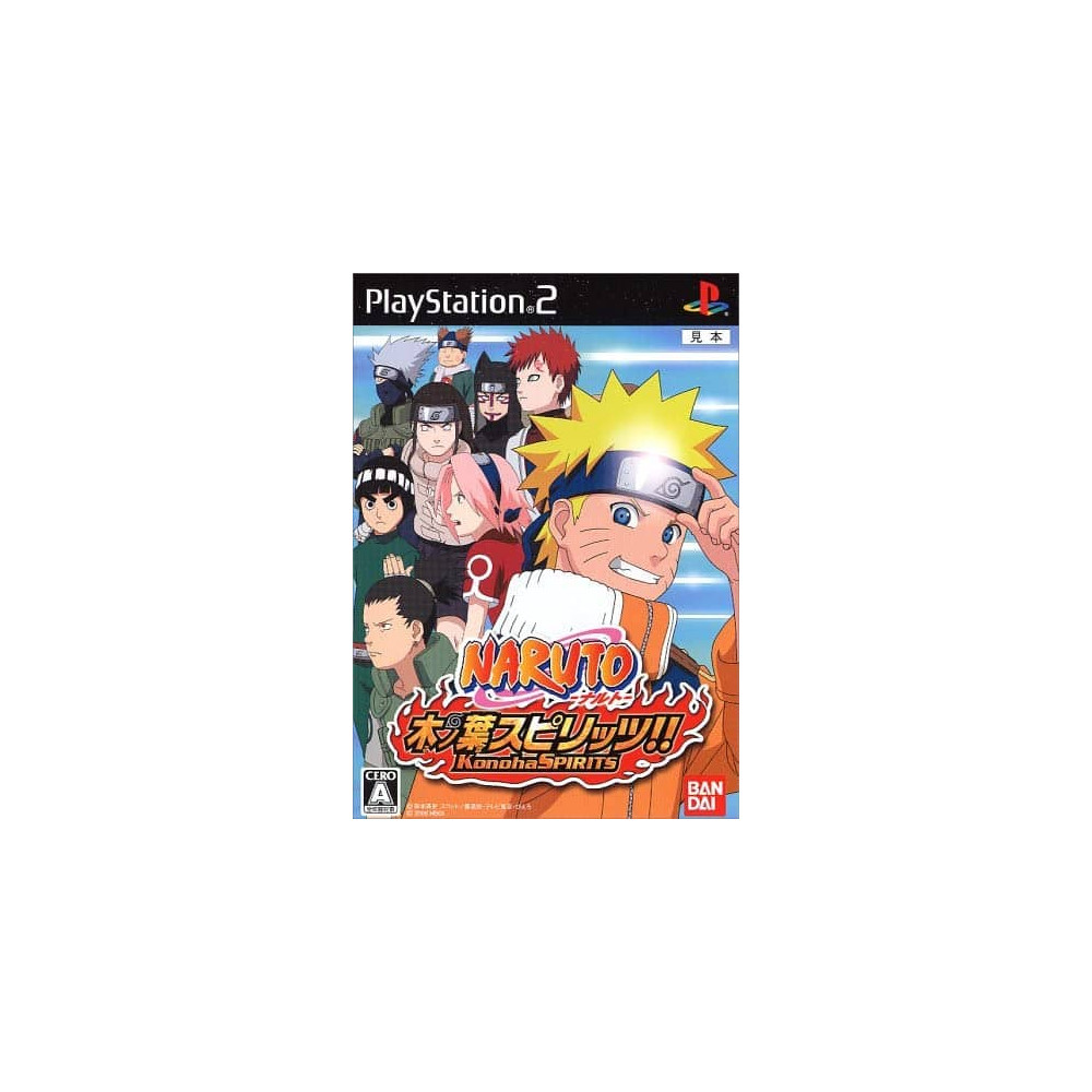 Naruto Konoha Spirits Jeu Sony Playstation 2 - Import Japon