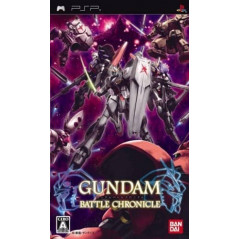 Jaquette Gundam Battle Chronicle jeu video Sony psp import japon