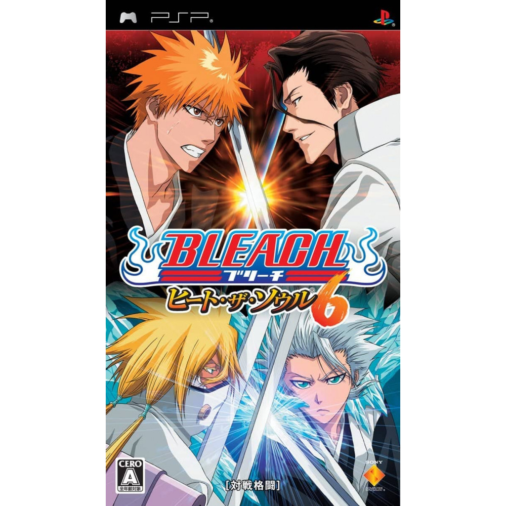 Jaquette Bleach: Heat the Soul 6 jeu video Sony psp import japon