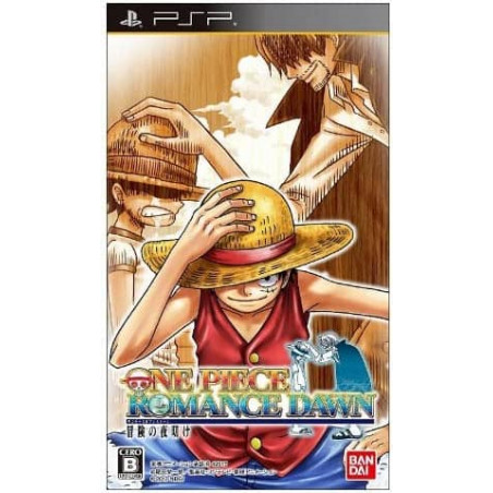 Jaquette One Piece Romance Dawn jeu video Sony psp import japon