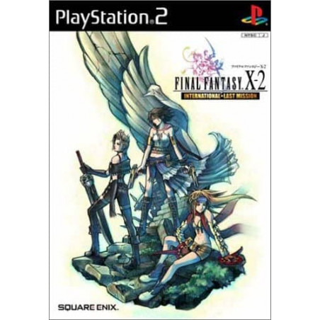 Jaquette Final Fantasy X-2 International + Last Mission Jeu Sony Playstation 2 - Import Japon