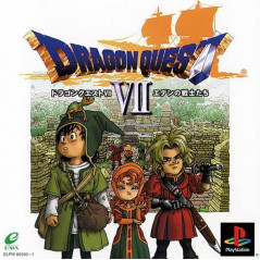 Jaquette Dragon Quest VII Jeu Sony Playstation 1 - Import Japon