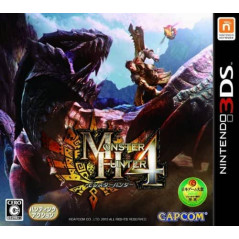 Jaquette Monster Hunter 4 Jeu Nintendo 3DS - Import Japon