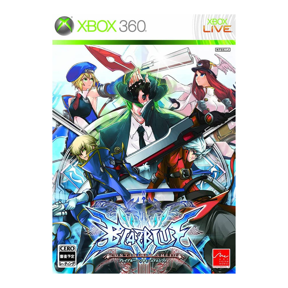 Jacquette Blazblue: Continuum Shift Jeu Microsoft Xbox 360 - Import Japon