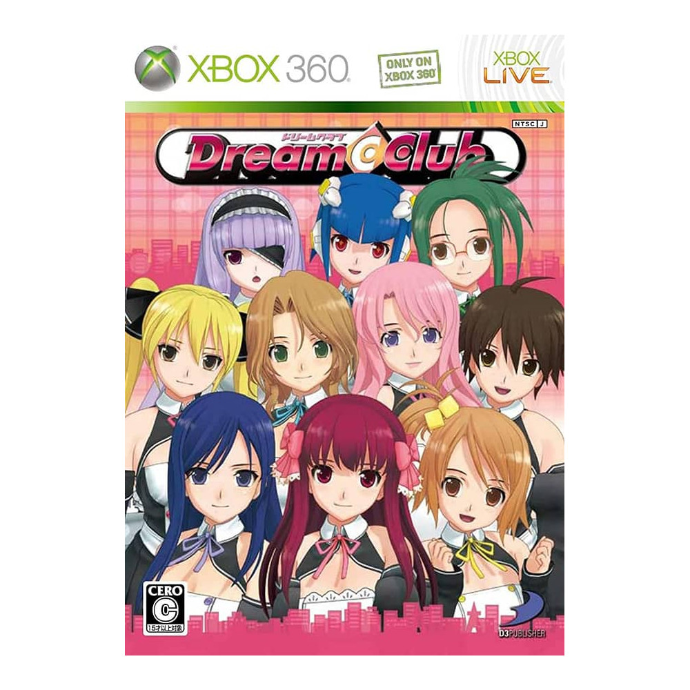 Jacquette Dream Club Jeu Microsoft Xbox 360 - Import Japon