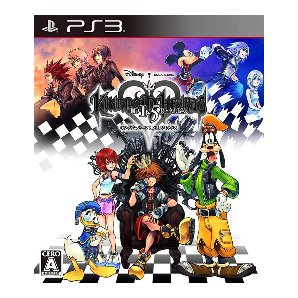 Jaquette Kingdom Hearts HD 1.5 Re MIX jeu sony  playstation 3