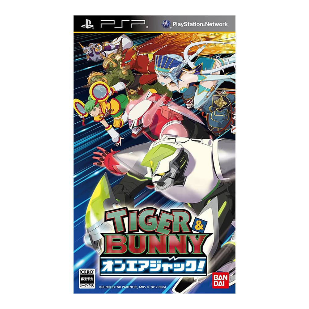 Jaquette Tiger & Bunny: On-Air Jack! jeu video Sony psp import japon