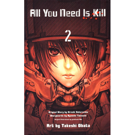 Couverture manga d'occasion All You Need Is Kill Tome 02 en version Japonaise