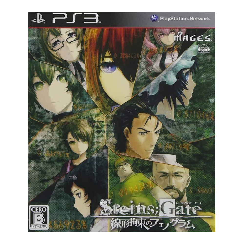 Steins Gate Senkei Kousoku no Phenogram Jeu Sony Playstation 3 - Import Japon