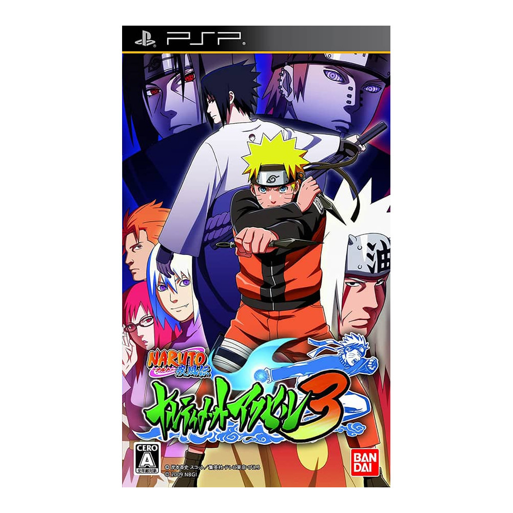 Jaquette Naruto Shippuden : Narutimate Accel 3 jeu video Sony psp import japon