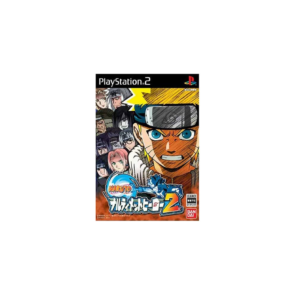 Jaquette Naruto Narutimate Hero 2 Jeu Sony Playstation 2 - Import Japon