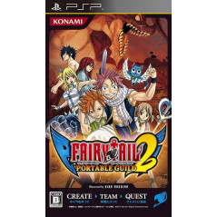 Jaquette Fairy Tail Portable Guild 2 jeu video Sony psp import japon