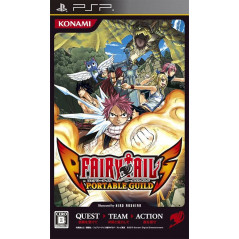 Jaquette Fairy Tail Portable Guild jeu video Sony psp import japon