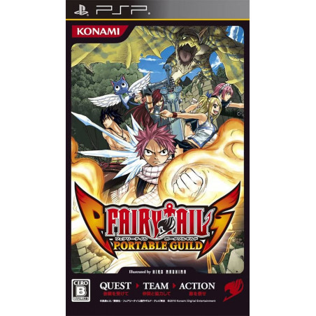 Jaquette Fairy Tail Portable Guild jeu video Sony psp import japon