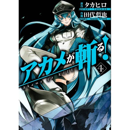 Couverture manga d'occasion Akame ga Kill! Tome 4 en version Japonaise