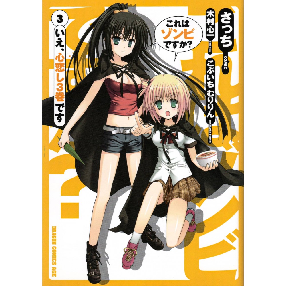 Couverture manga d'occasion Est-ce un zombie ? Tome 03 en version Japonaise Couverture manga d'occasion Est-ce un zombie ? Tome 03 en version Japonaise