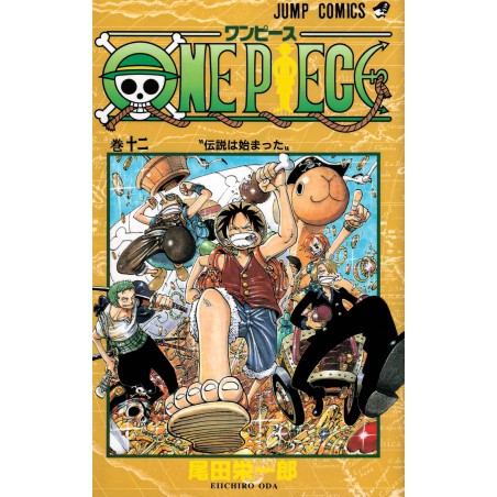 Couverture manga d'occasion One Piece Tome 12 en version Japonaise