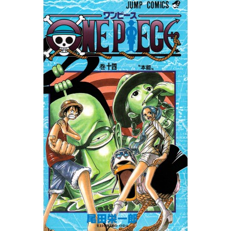 Couverture manga d'occasion One Piece Tome 14 en version Japonaise