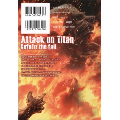 Face arrière manga d'occasion L'Attaque des Titans - Before the Fall Tome 05 en version Japonaise