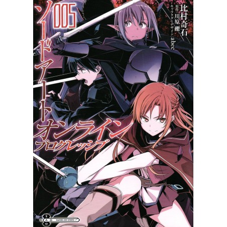 Couverture manga d'occasion Sword Art Online - Progressive Tome 05 en version Japonaise
