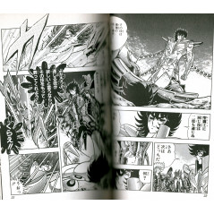 Page double manga d'occasion Saint Seiya Tome 25 en version Japonaise