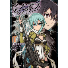 Couverture manga d'occasion Sword Art Online: Phantom Bullet Tome 01 en version Japonaise