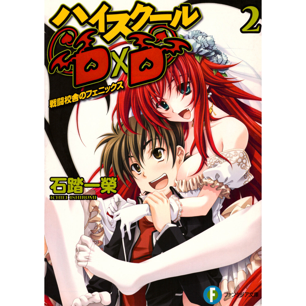 Couverture light novel d'occasion High School DxD Tome 02 en version Japonaise