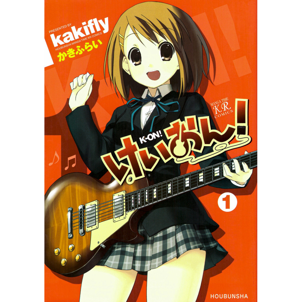 Couverture manga d'occasion K-ON! Tome 1 en version Japonaise