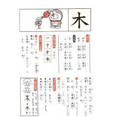 Page livre apprentissage d'occasion Doraemon - Kanji Jiten Etape 1