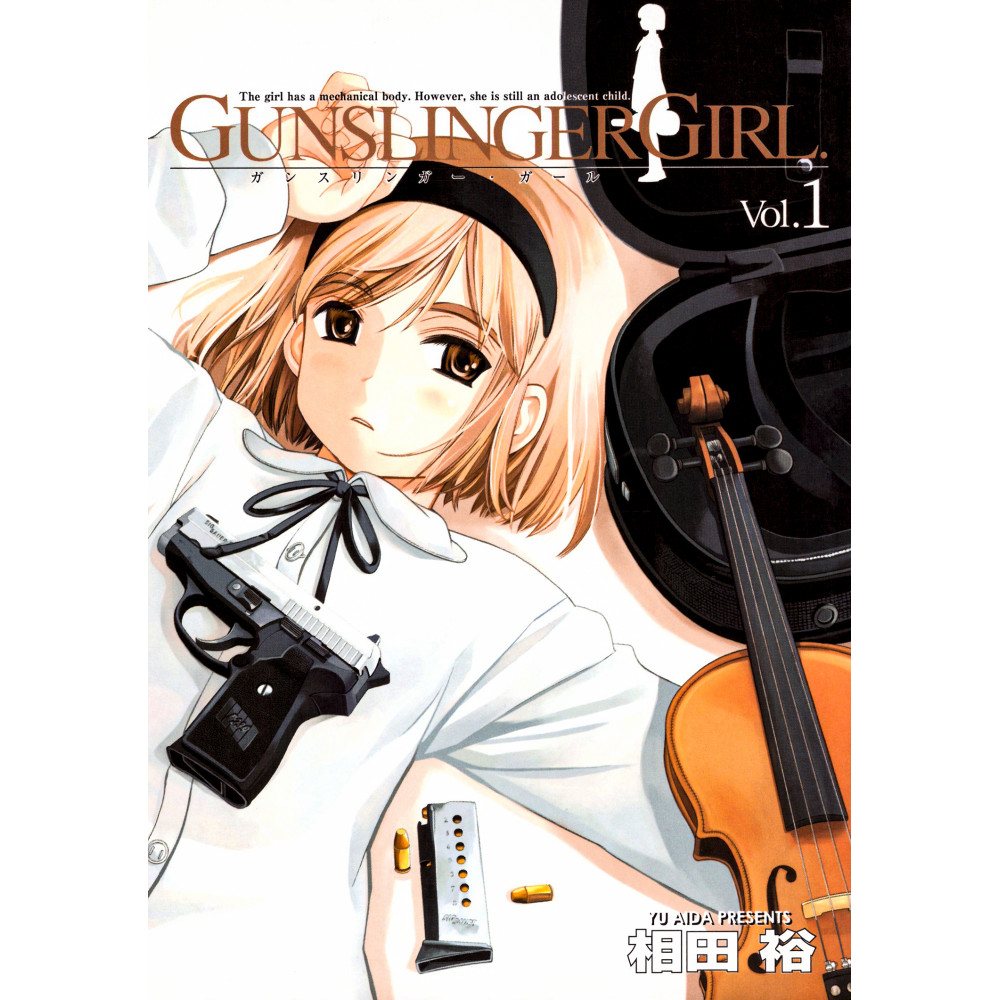 Couverture manga d'occasion Gunslinger Girl Tome 01 en version Japonaise