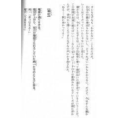 Page light novel d'occasion Fireworks en version Japonaise