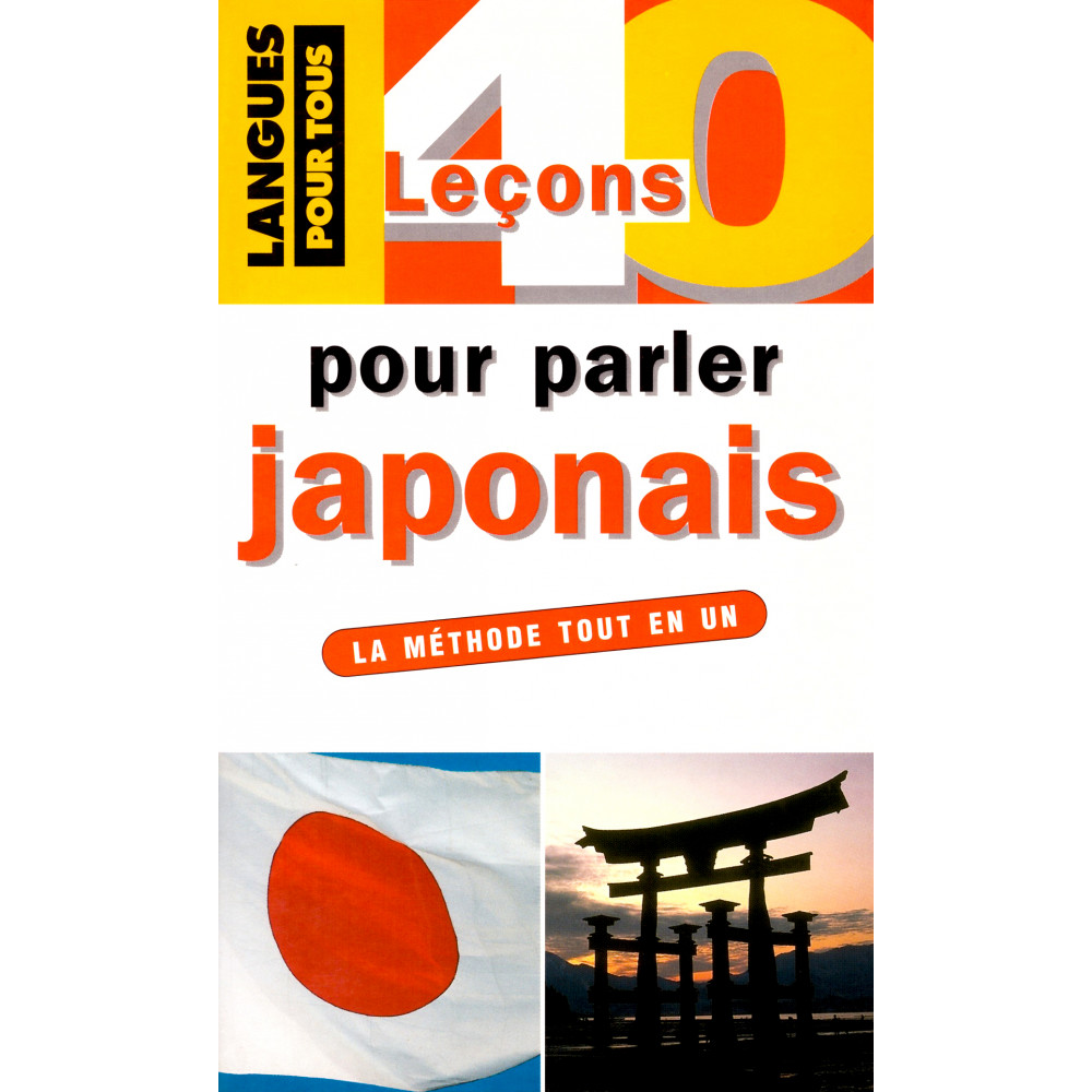Couverture livre apprentissage d'occasion 40 leçons pour parler Japonais