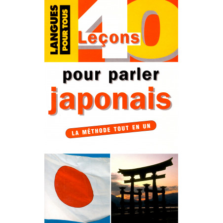 Couverture livre apprentissage d'occasion 40 leçons pour parler Japonais