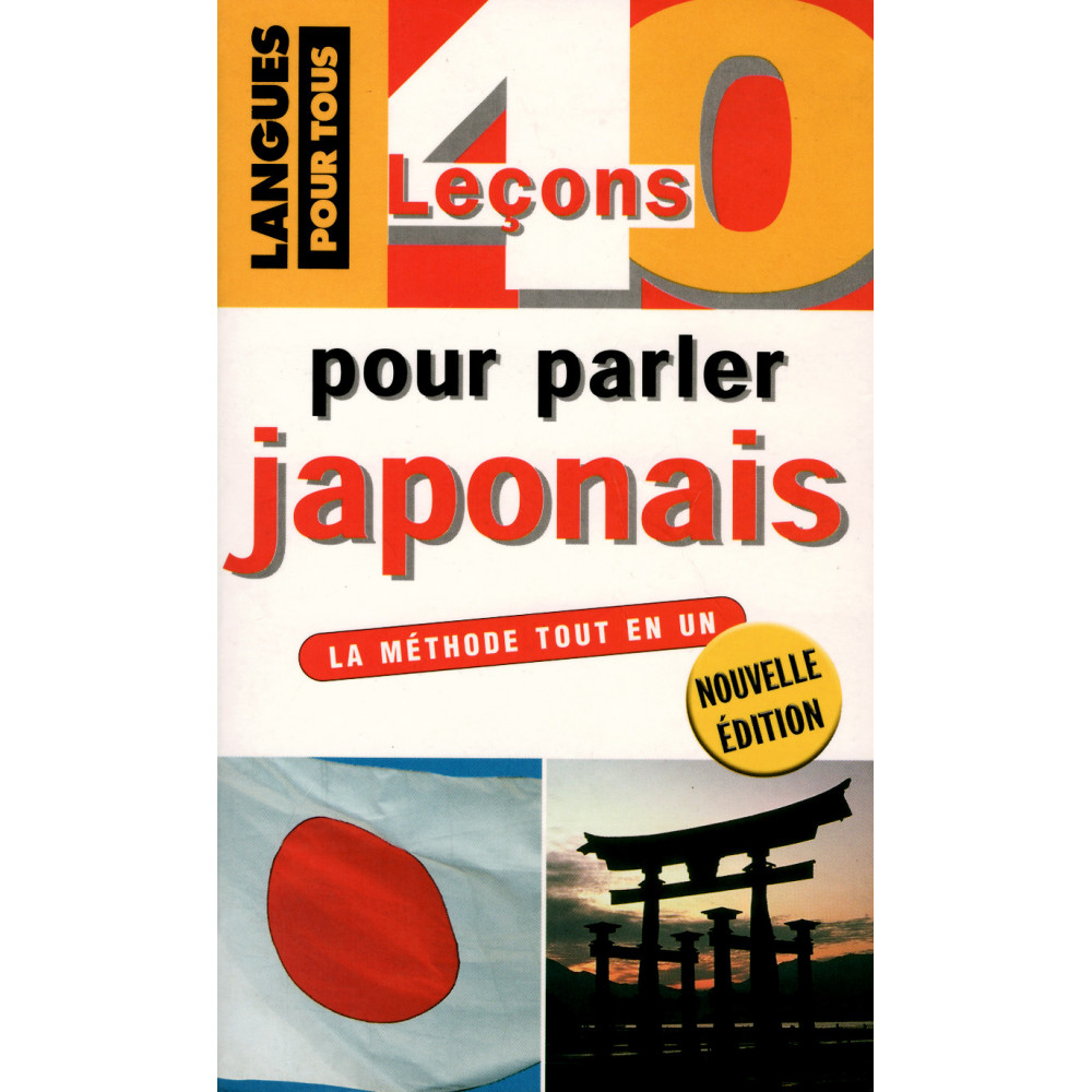 Couverture livre apprentissage d'occasion 40 leçons pour parler Japonais