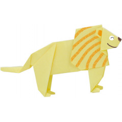 Kit  Origami - Animaux - Lion