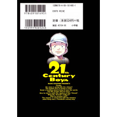 Face arrière manga d'occasion 21st Century Boys Tome 02 en version Japonaise